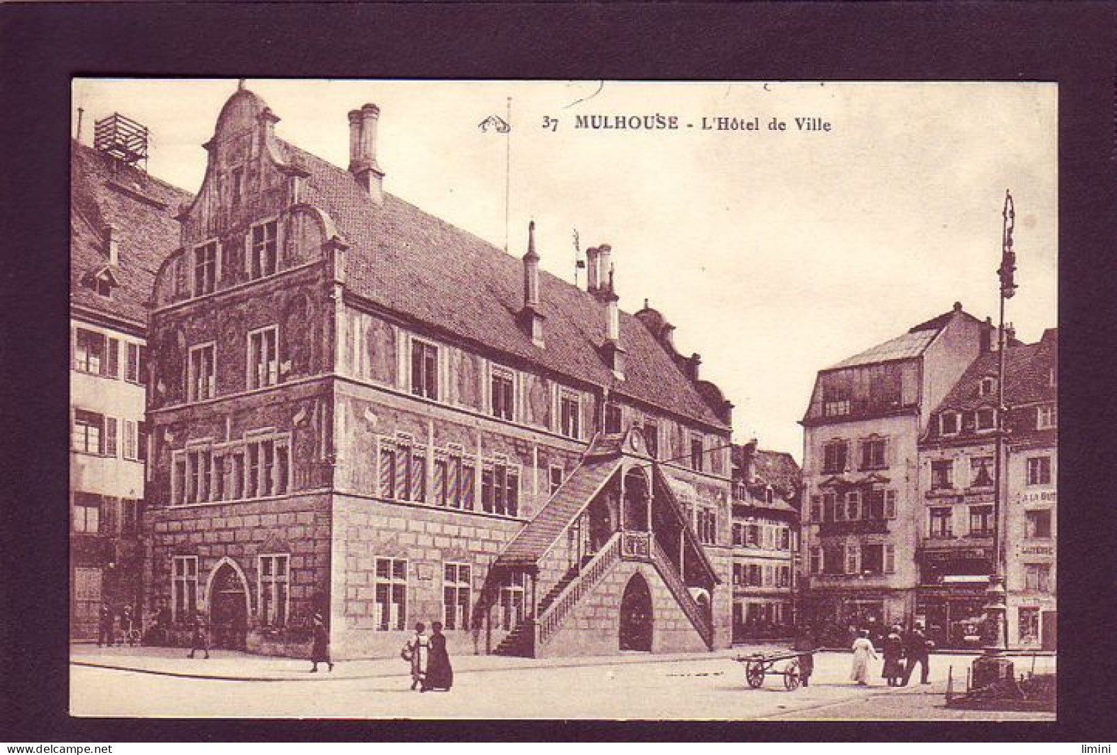 68 - MULHOUSE - HOTEL DE VILLE - ANIMÉE -  - Mulhouse