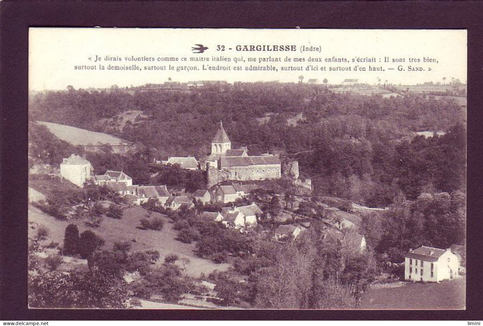 36 - GARGILESSE - VUE GÉNÉRALE -  - Sonstige & Ohne Zuordnung