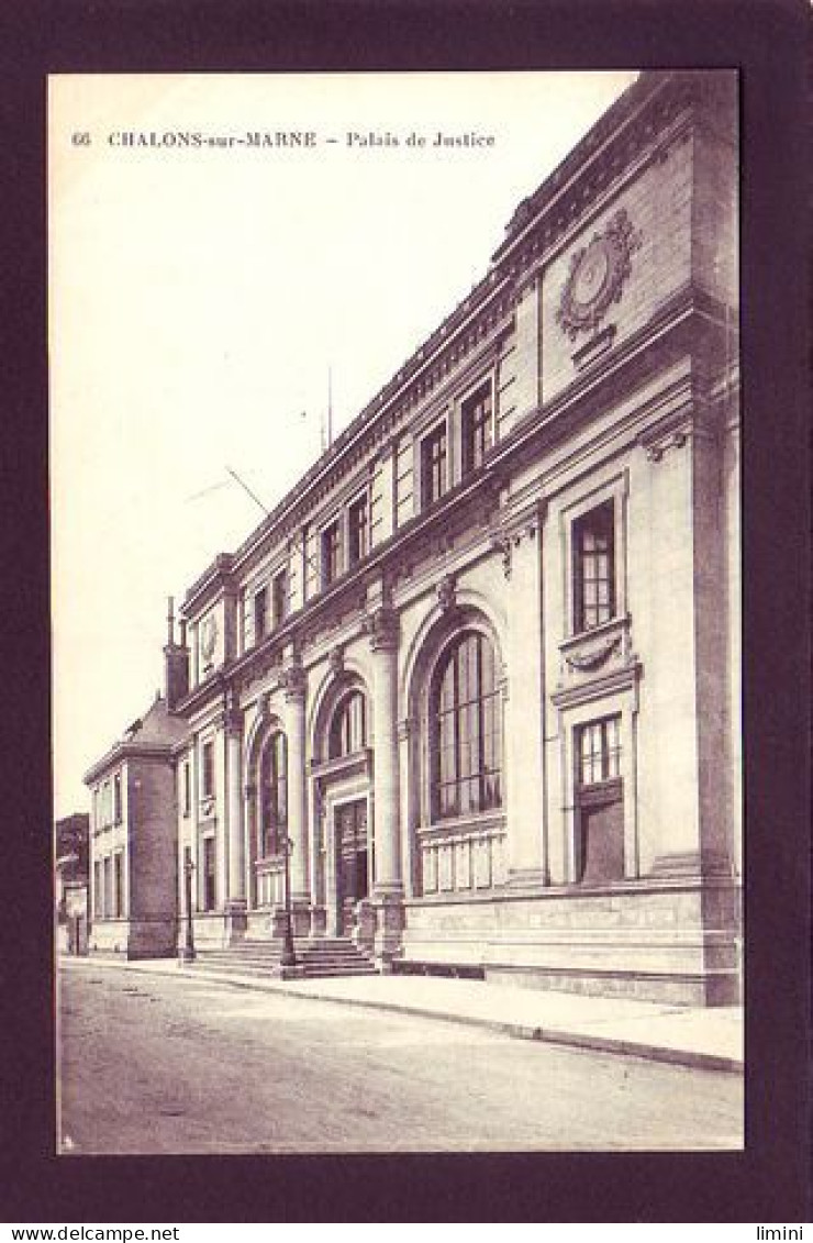 51 - CHALONS-sur-MARNE - PALAIS DE JUSTICE -  - Châlons-sur-Marne