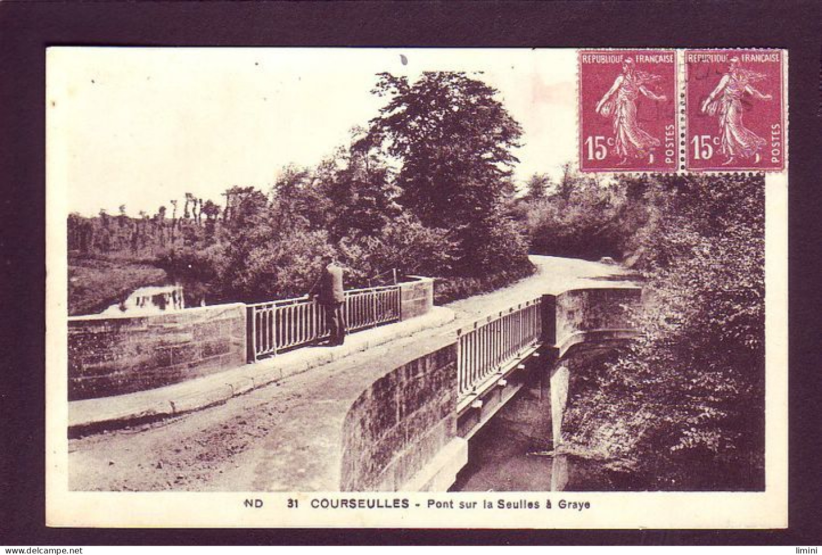 14 - COURSEULLES - PONT SUR LA SEULLES A GRAYE - ANIMÉE -  - Sonstige & Ohne Zuordnung