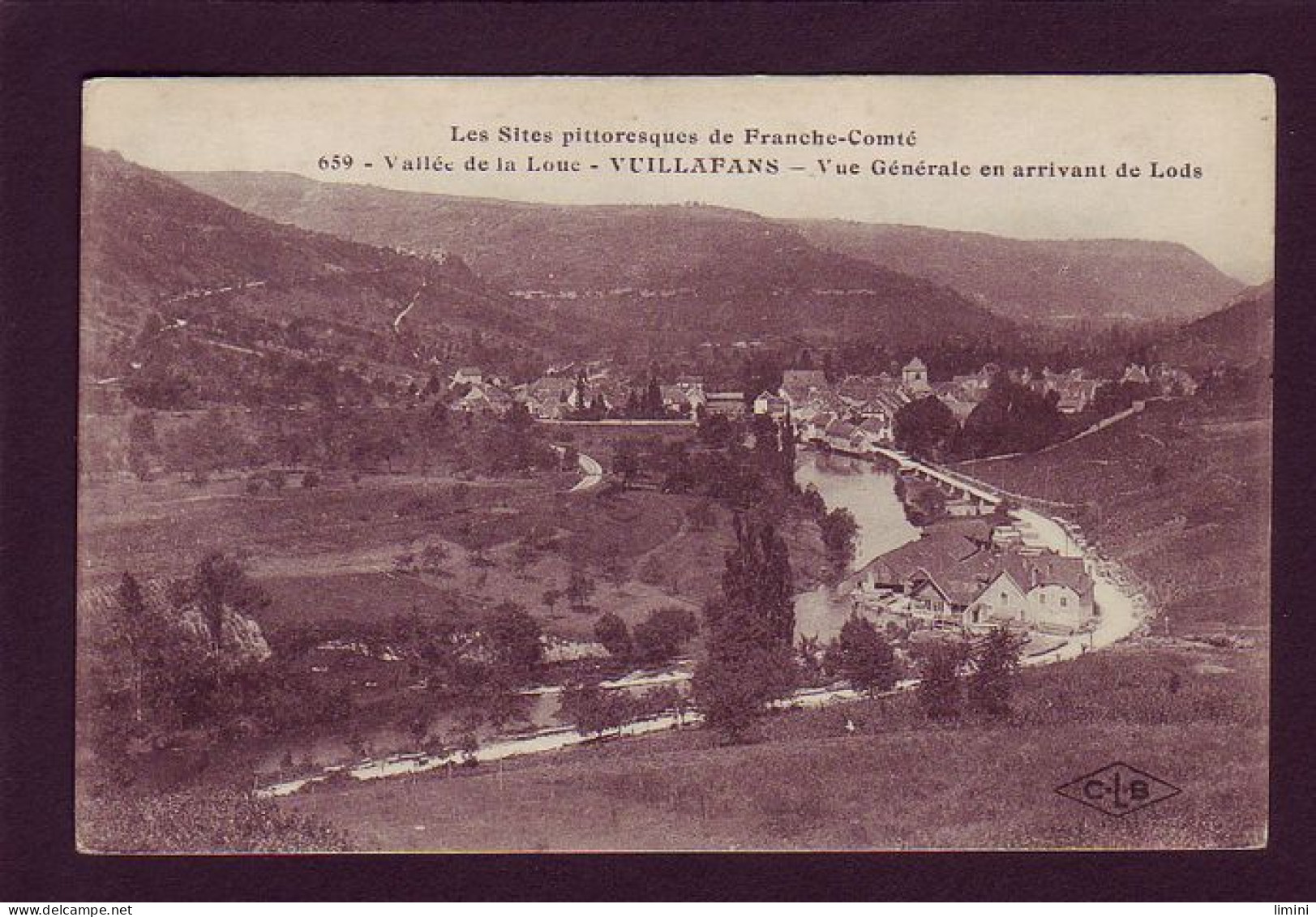 25 - VUILLAFANS - VUE GÉNÉRALE EN ARRIVANT DE LODS -  - Otros & Sin Clasificación