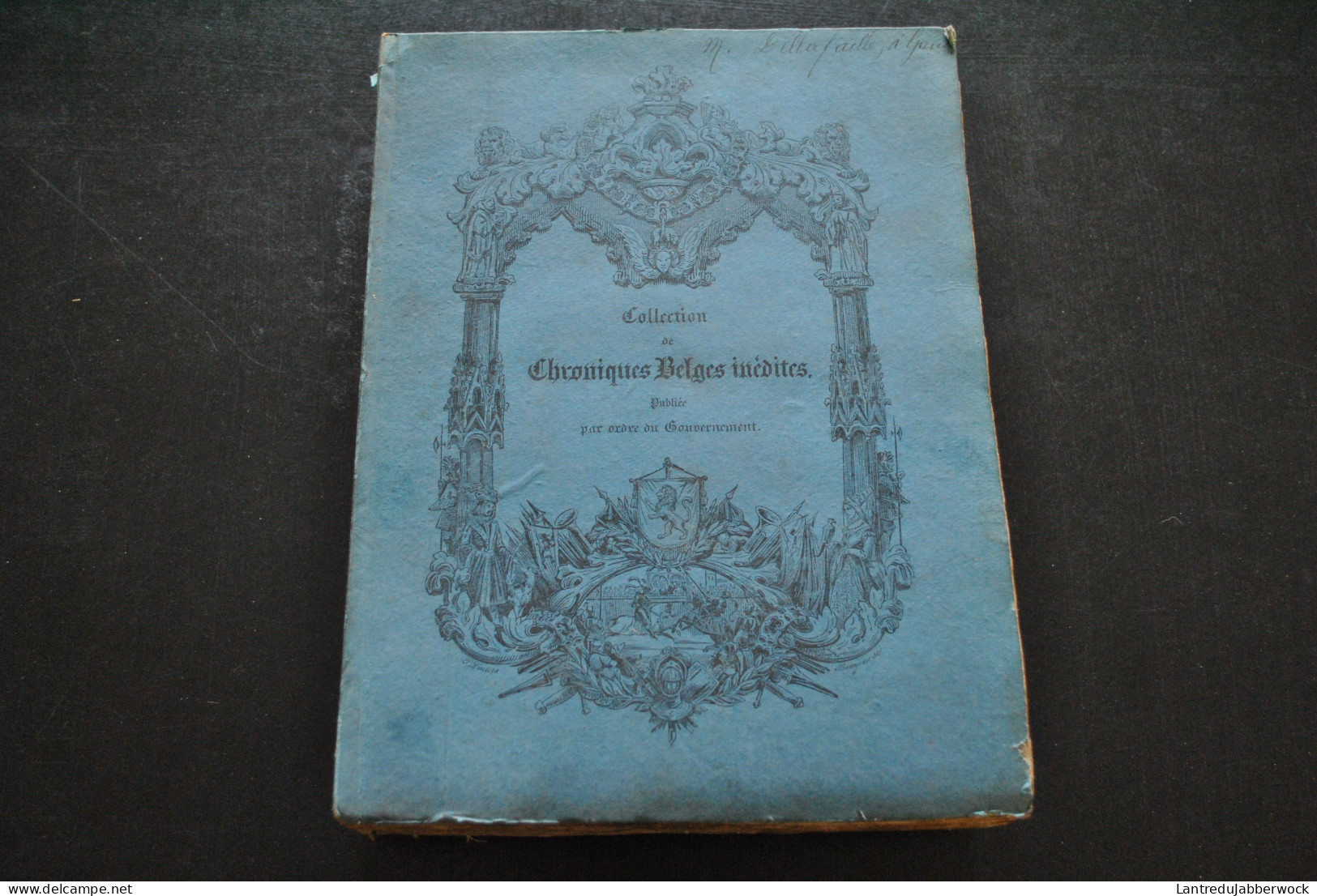 CHRONIQUES RELATIVES A L'HISTOIRE DE BELGIQUE SOUS LA DOMINATION DES DUCS DE BOURGOGNE HAYEZ 1873 KERVYN DE LETTENHOVE - Belgio