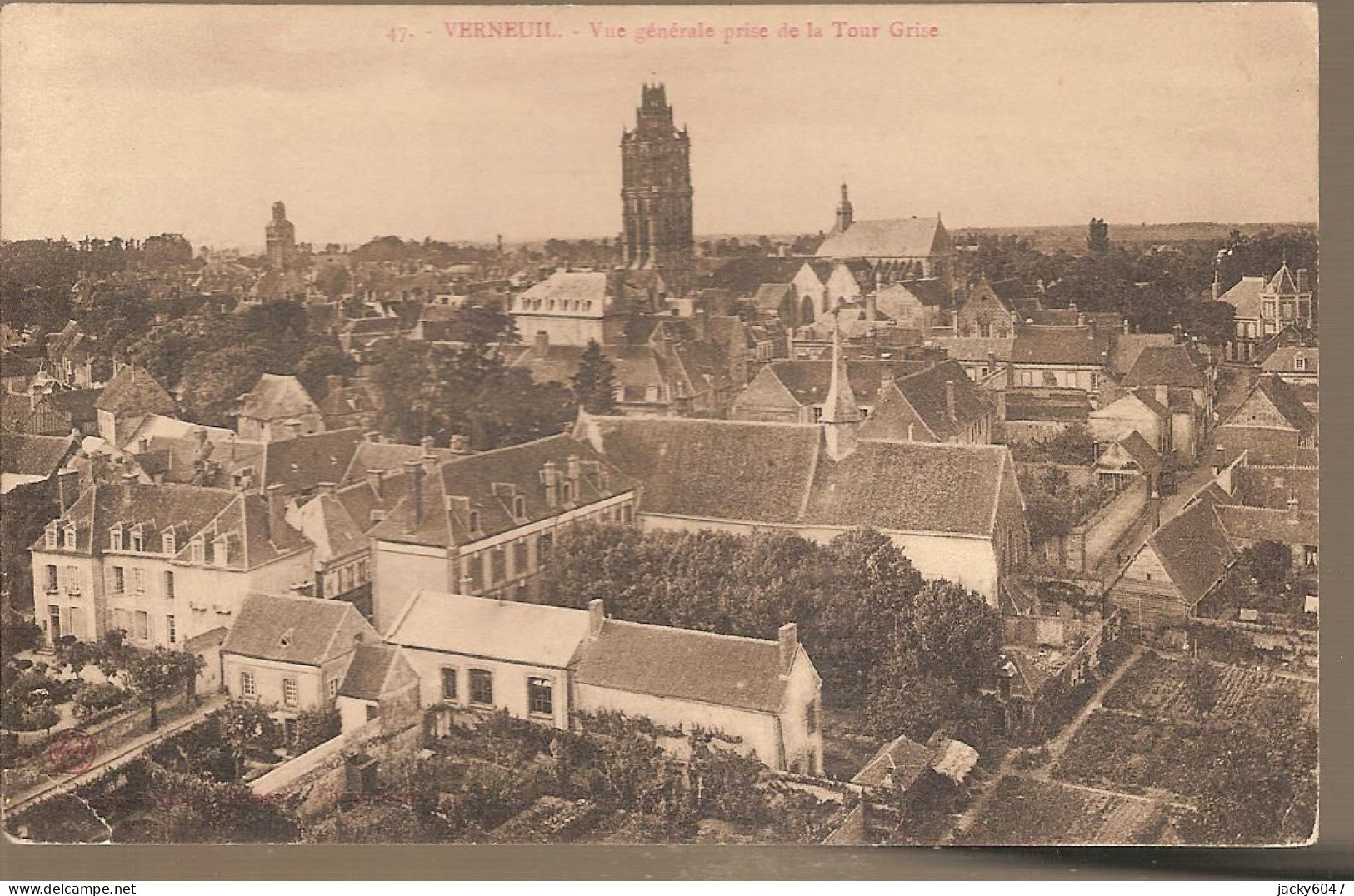 27 - Verneuil - Vue Générale Prise De La Tour Grise - Verneuil-sur-Avre