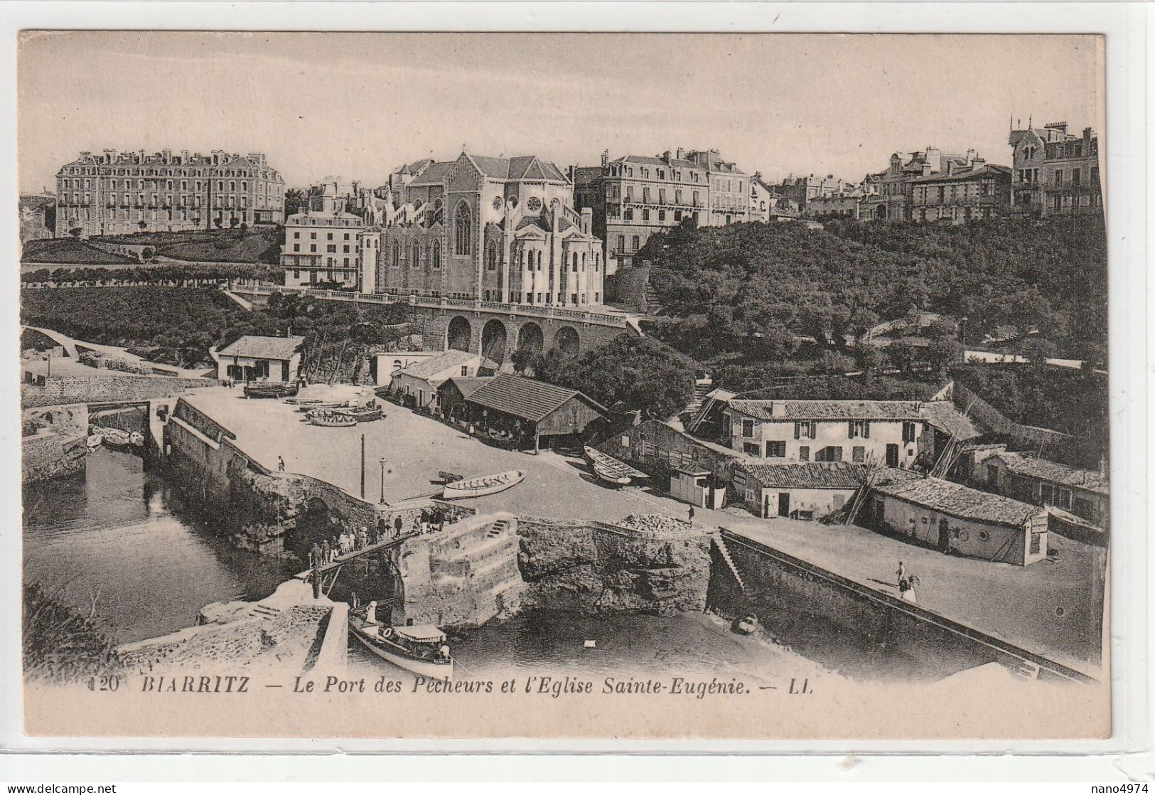 Biarritz - Port Des Pêcheurs Et Eglise Ste Eugénie - Biarritz