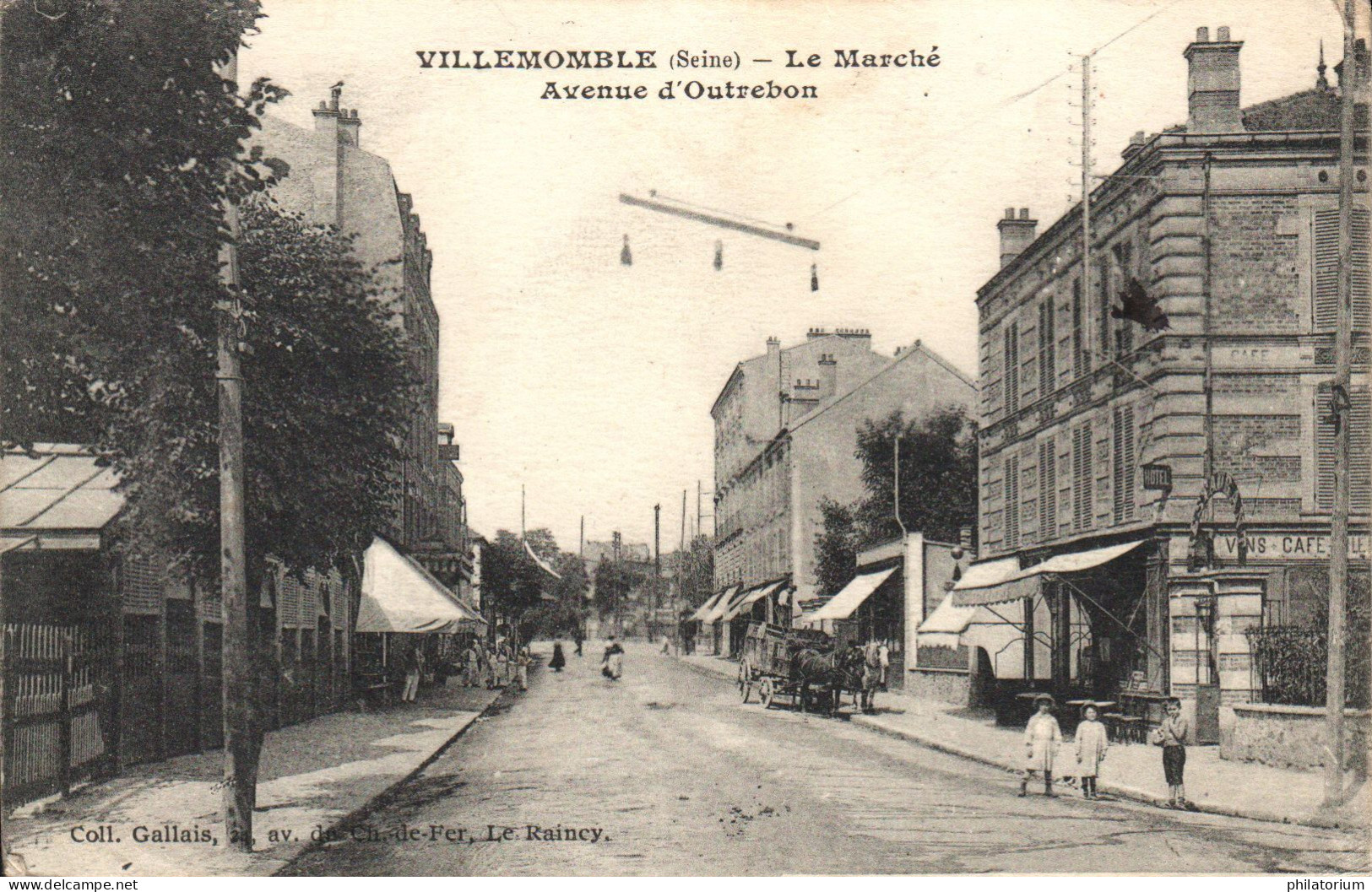 93  VILLEMOMBLE  Le Marché  Avenue D'Outrebon, Le Marché, - Villemomble