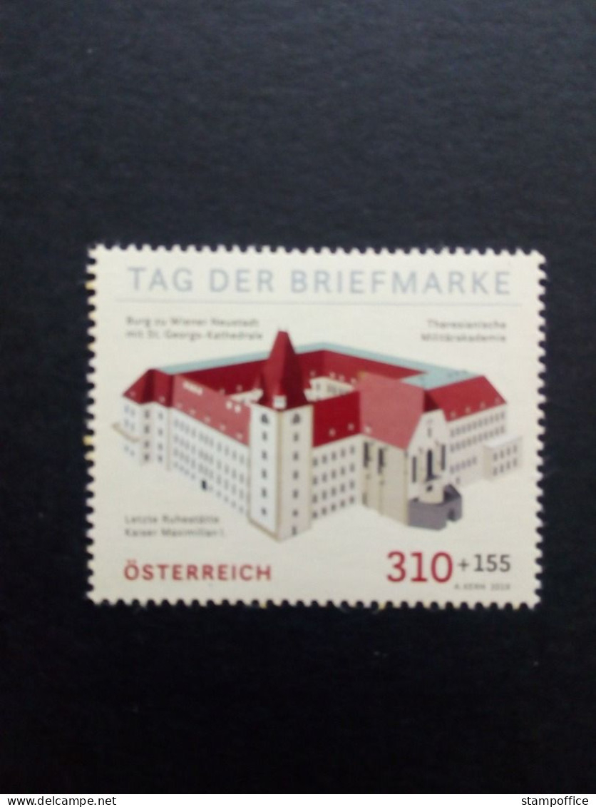 ÖSTERREICH MI-NR. 3488 POSTFRISCH(MINT) TAG DER BRIEFMARKE 2019 MILITÄRAKADEMIE - Ongebruikt