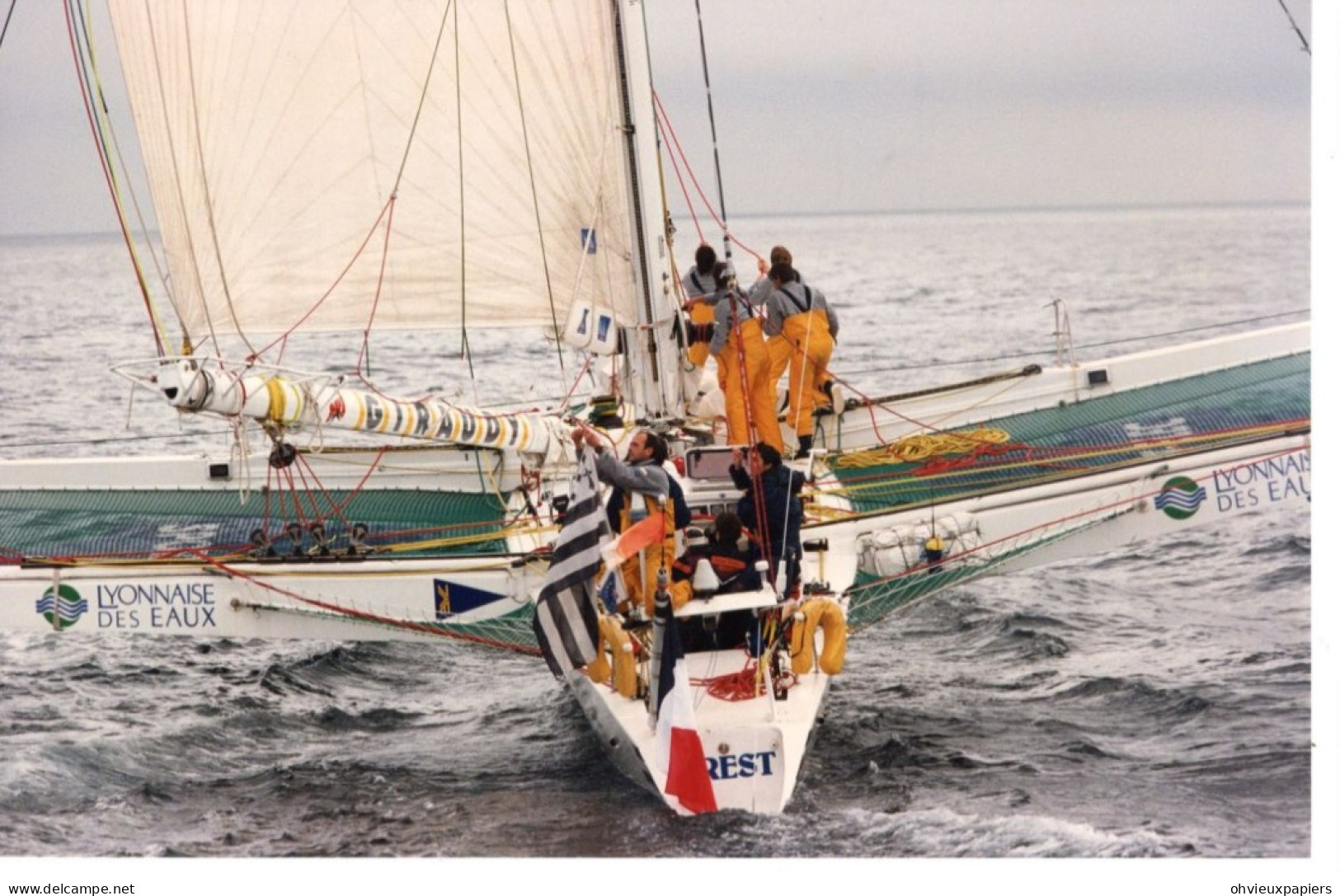 lot de16 photos  OLIVIER DE  KERSAUZON trophée  JULES VERNE