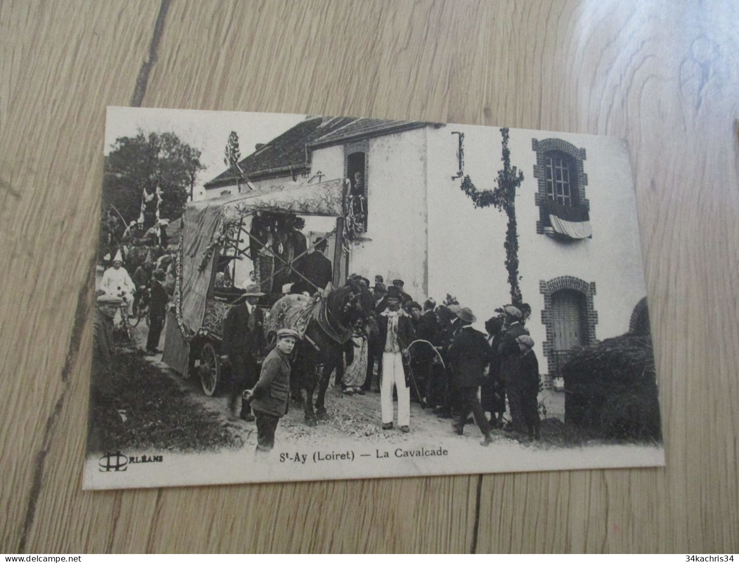 CPA 45 Loiret Saint Ay La Cavalcade 1926 Les Dernières!! - Autres & Non Classés