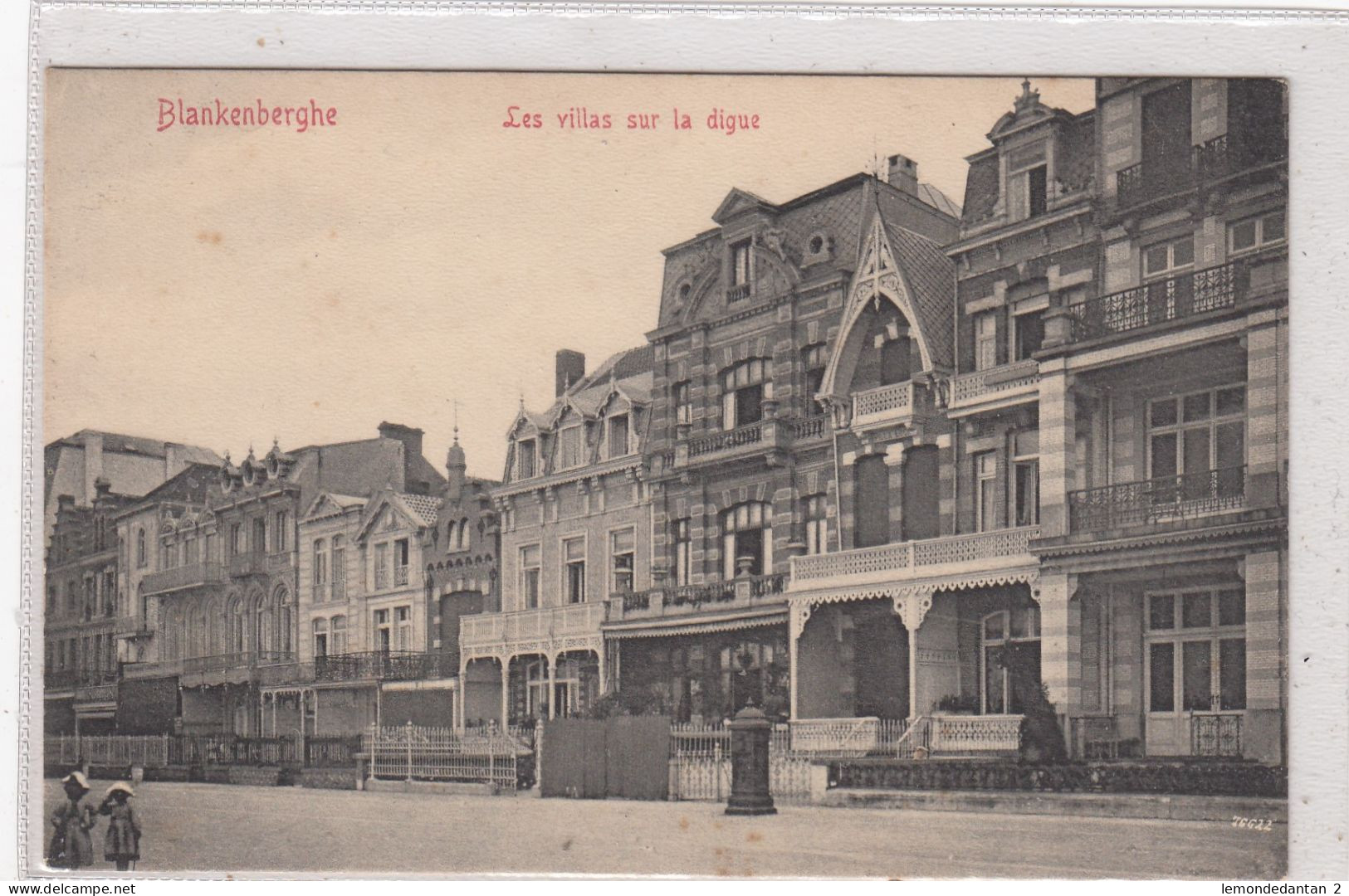 Blankenberghe. Les Villas Sur La Digue. * - Blankenberge