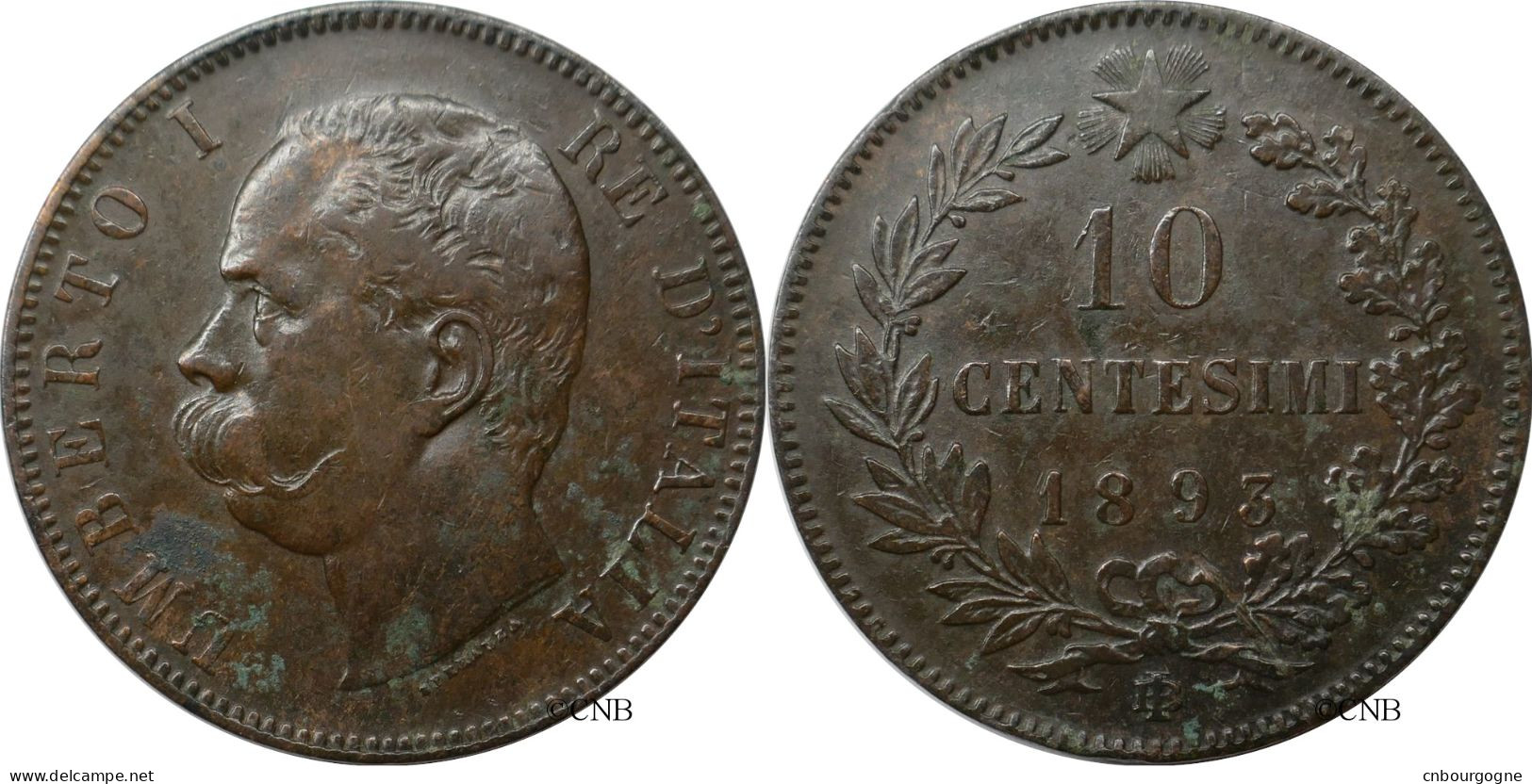 Italie - Royaume - Humbert Ier - 10 Centesimi 1893 BI - TTB/XF45 - Mon6361 - 1878-1900 : Umberto I