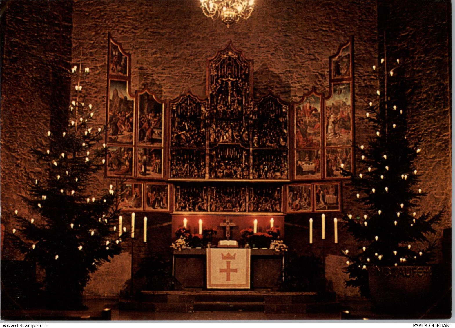 4800 BIELEFELD, Altstädter Kirche, Antwerpener Schnitzaltar Zur Weihnachtszeit - Bielefeld