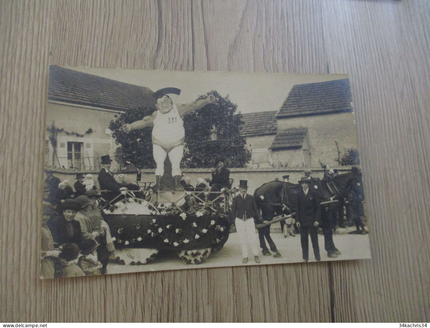 Carte Photo  45 Loiret Saint Ay La Cavalcade 1926 Les Dernières!! - Sonstige & Ohne Zuordnung