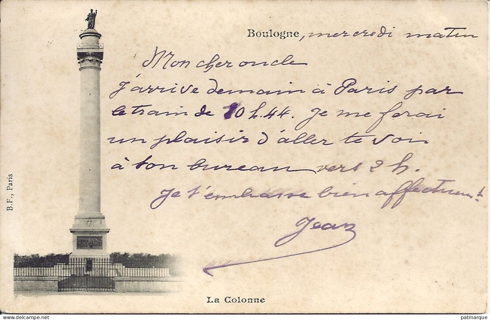 Boulogne Sur Mer - La Colonne - BF 14 - Boulogne Sur Mer