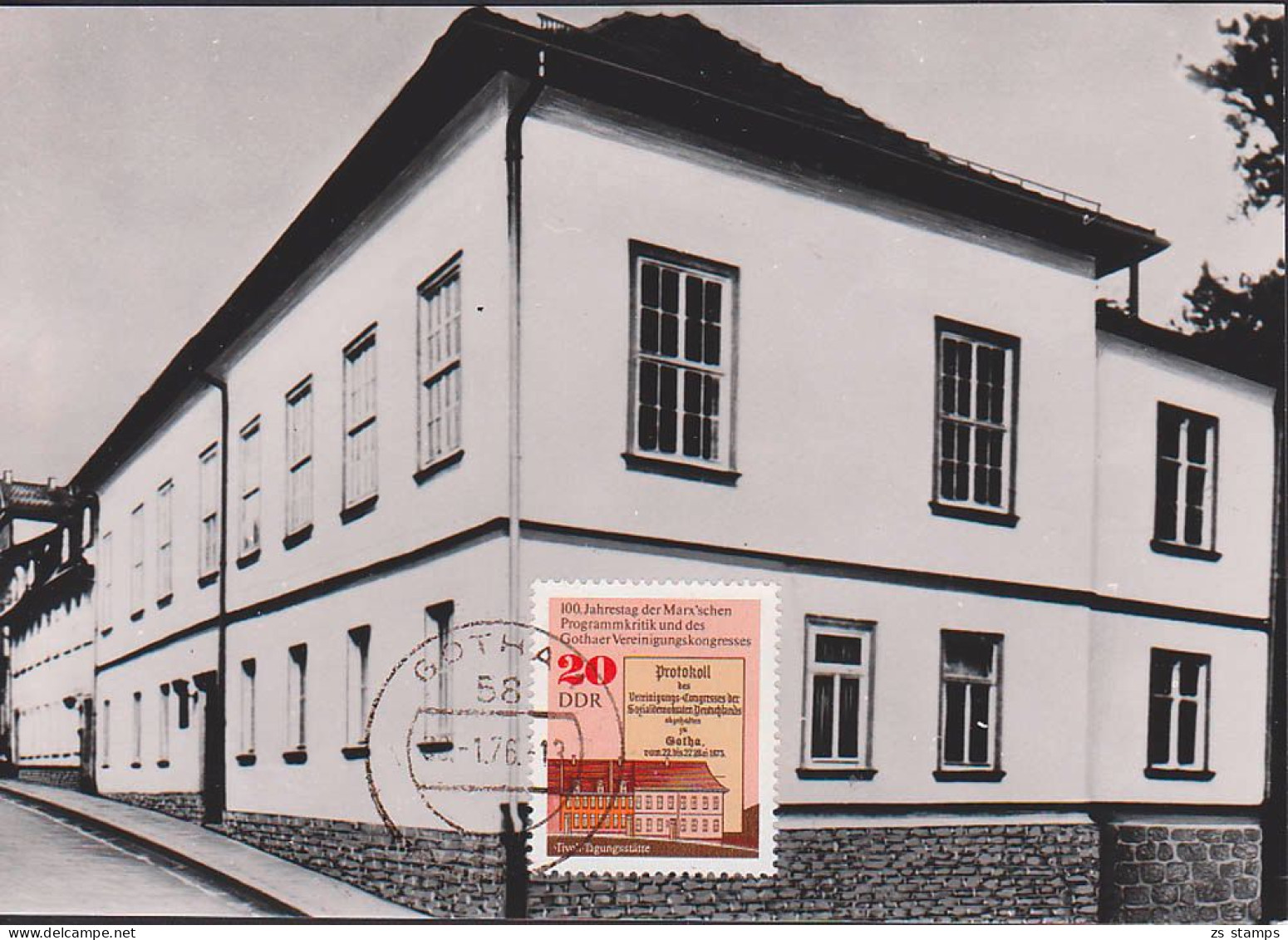 MC Gotha Tivoli Tagungsstätte Aus Zdr., DDR 2071 Auf Foto - Cartoline Maximum