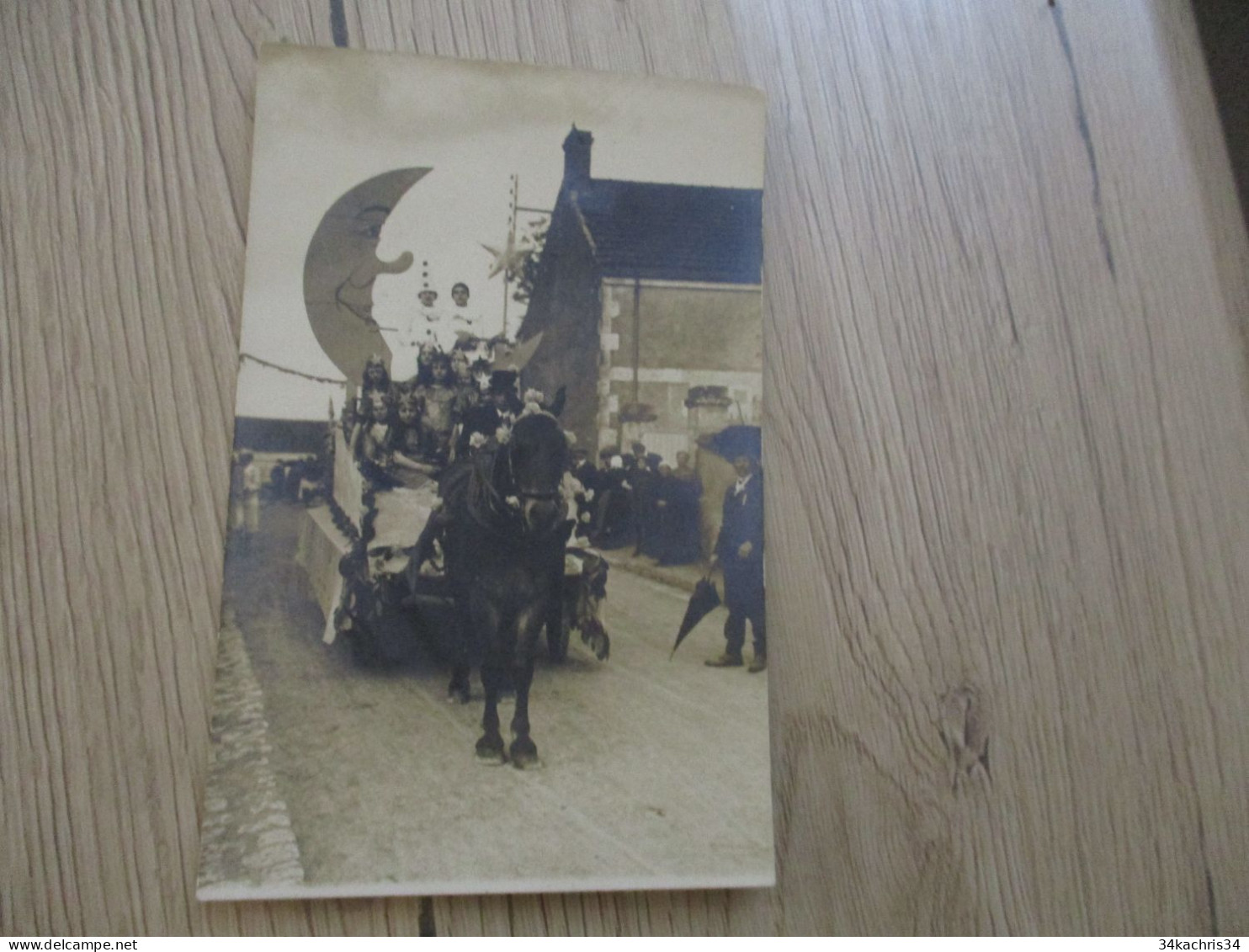 Carte Photo  45 Loiret Saint Ay La Cavalcade 1926 Les Dernières!! - Autres & Non Classés