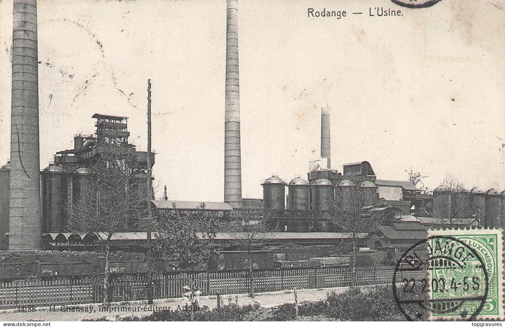 LUXEMBOURG - RODANGE, L'Usine 81186 - Otros & Sin Clasificación