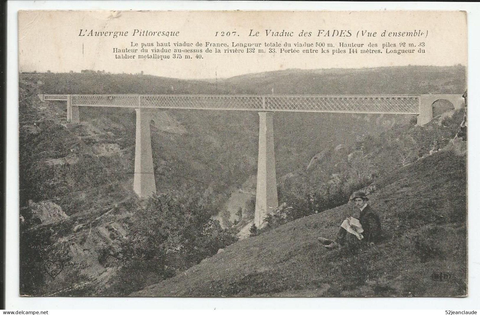 Le Viaduc Des Fades   1920    N° 1207 - Other & Unclassified