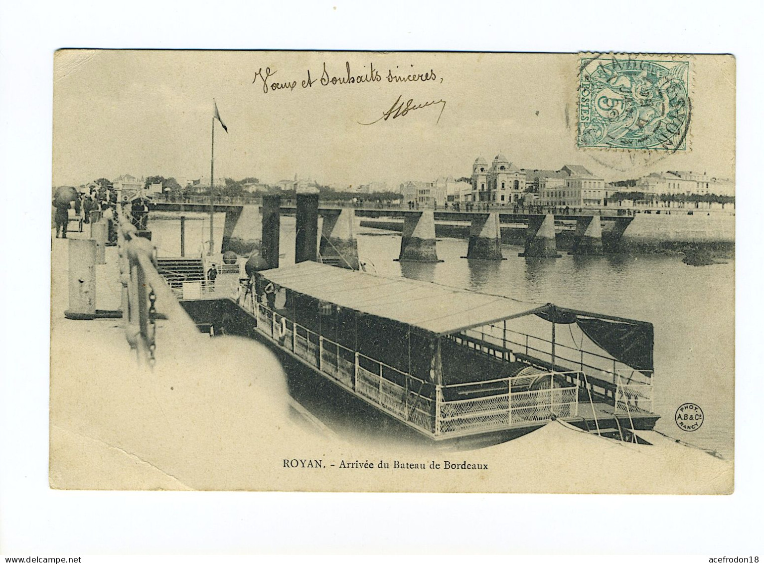 Royan - Arrivée Du Bateau De Bordeaux - Royan