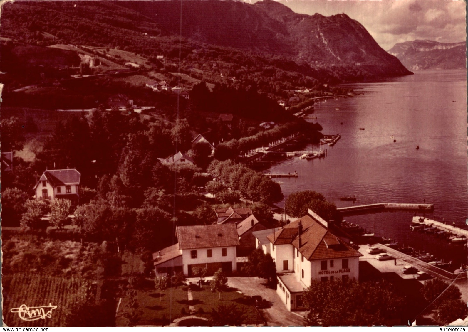 73 - LE BOURGET DU LAC / HOTEL DE LA PLAGE ET LE LAC - Le Bourget Du Lac