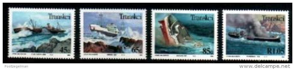 TRANSKEI, 1994,  MNH Stamp(s), Shipwrecks,  Nr(s)  315-318 - Transkei