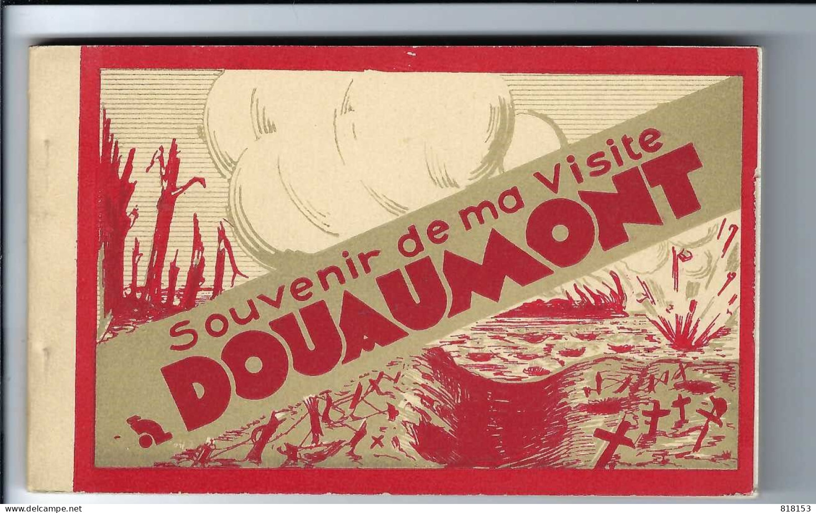 Souvenir De Ma Visite à DOUAUMONT        VERDUN TOURISME    Carnet Avec 15 Cartes - Douaumont