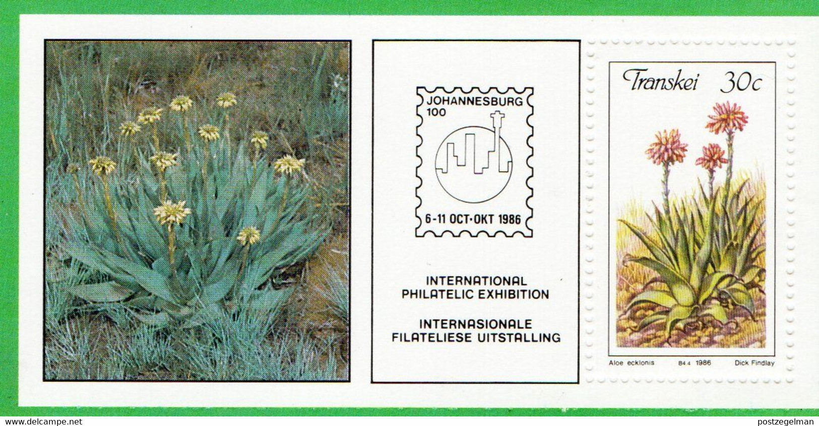 TRANSKEI, 1986,  MNH Stamp(s), Aloes   Nr(s) 185-188ms Block 3, Scan F5680 - Transkei