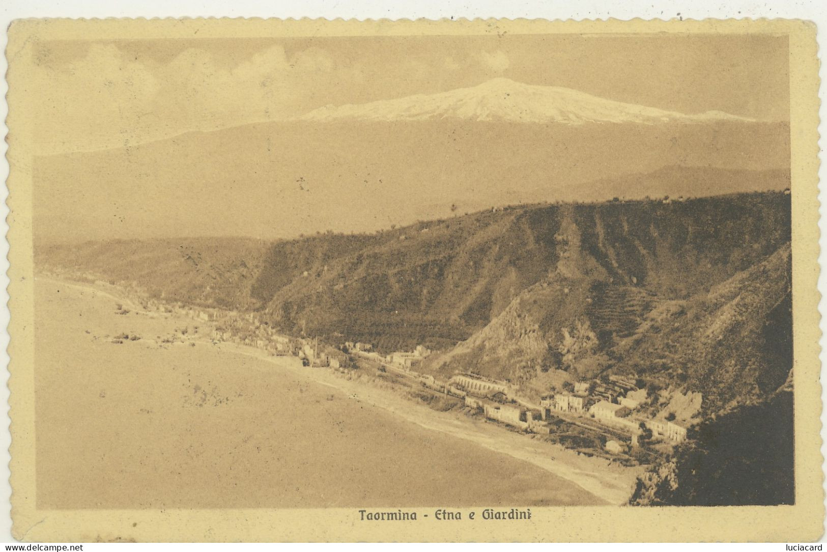 TAORMINA -MESSINA -ETNA E GIARDINI 1911 - Messina