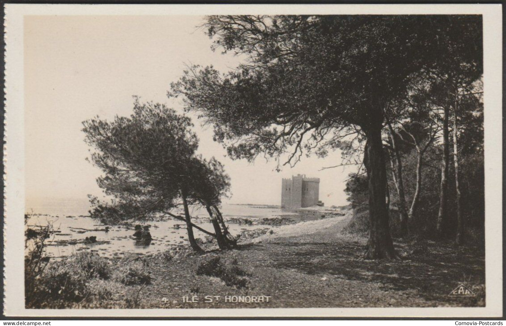 Île Saint-Honorat, Cannes, C.1940s - CPSM CAP4 - Cannes