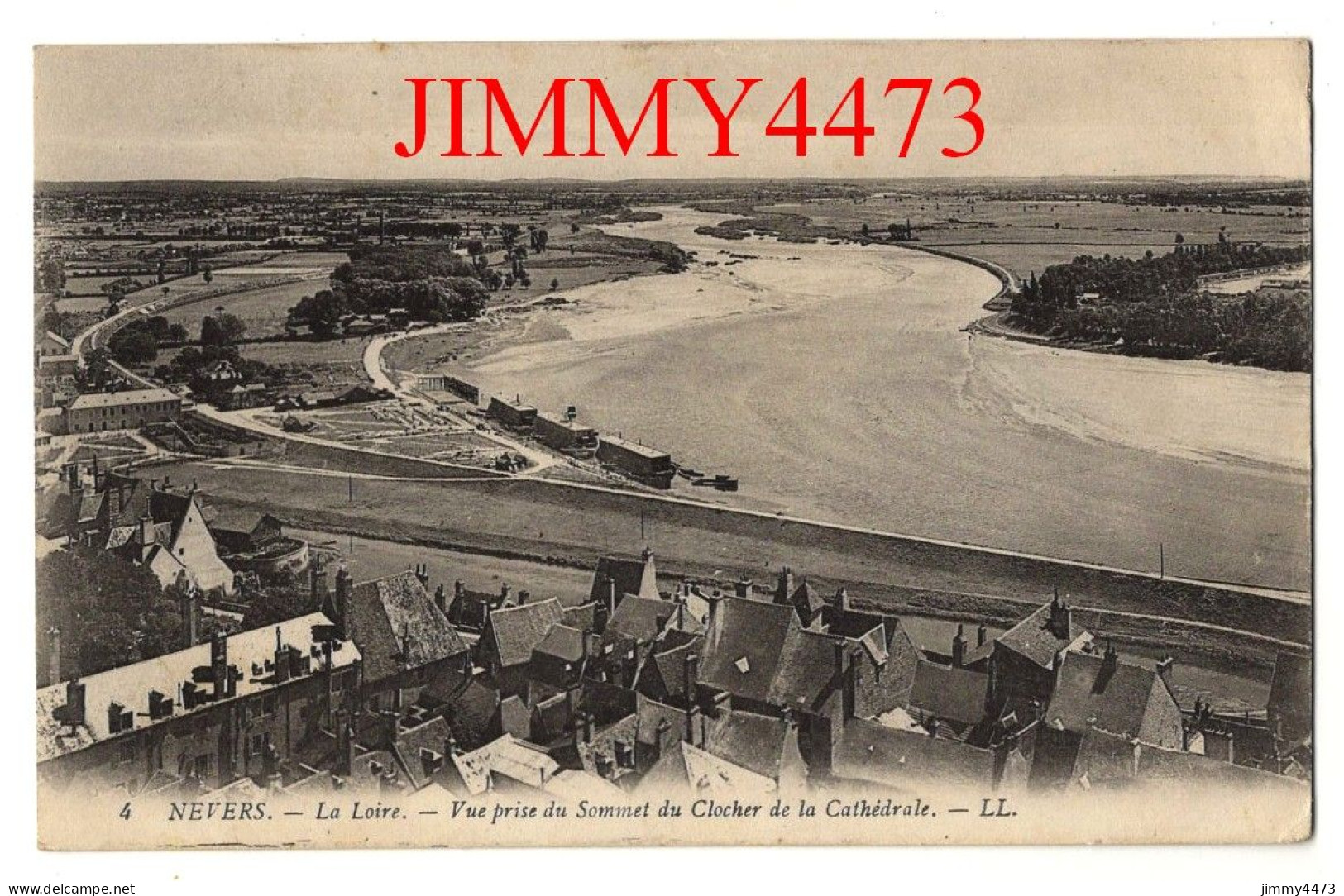CPA - NEVERS En 1913 - La Loire - Vue Prise Du Sommet Du Clocher De La Cathédrale -  N° 4 - L L - Nevers
