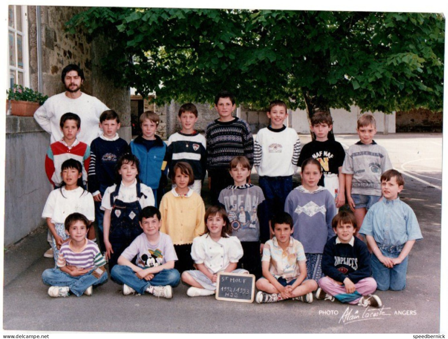 Photo De Classe Saint St MOLF 44 France - école Elève Enfant Année 1992 -1993 Photos Scolaires Lacoste Angers - Personas Identificadas