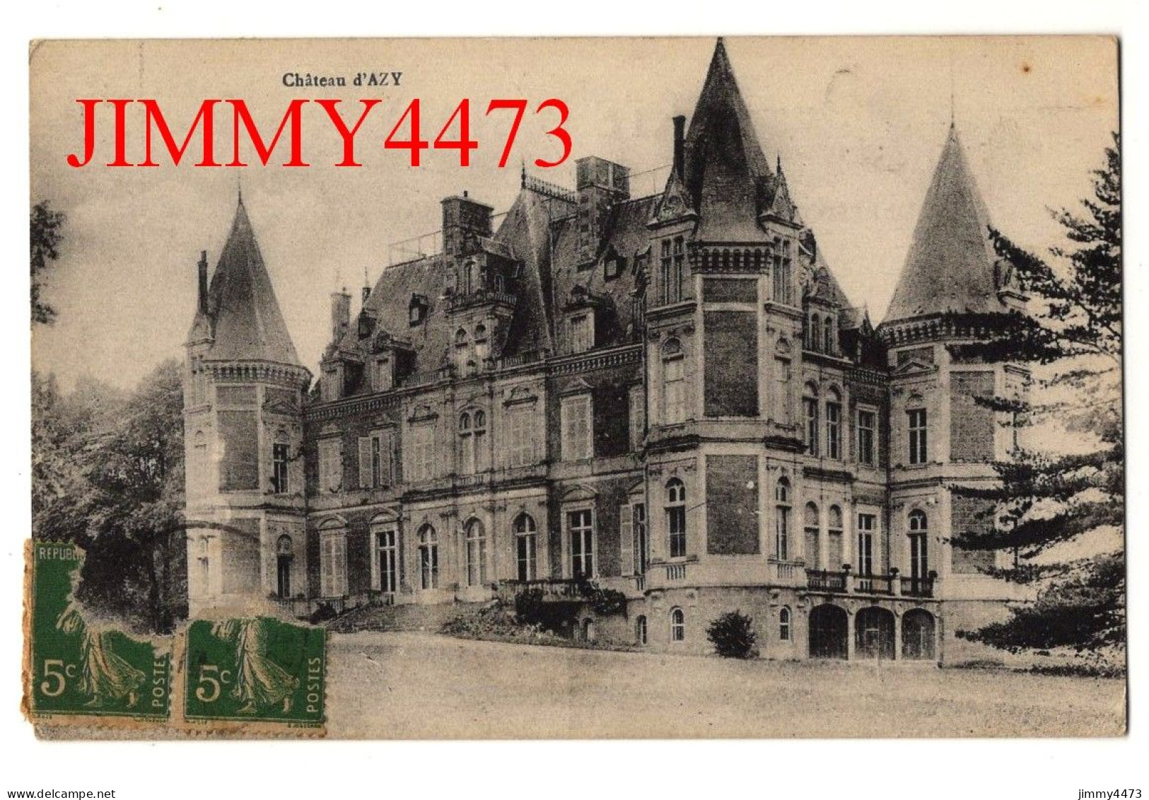 CPA - Château D'AZY En 1910 ( Canton De Saint-Benin D'Azy Nièvre ) - Sonstige & Ohne Zuordnung