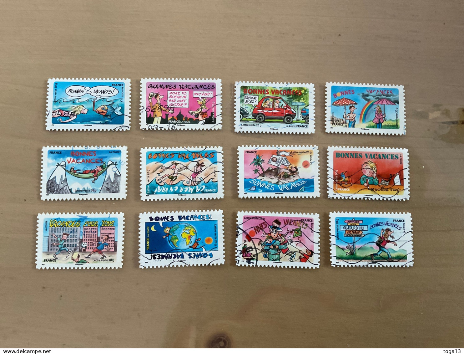 2015, Série Complète Y&T 1140/1151 (ADH11) - Used Stamps