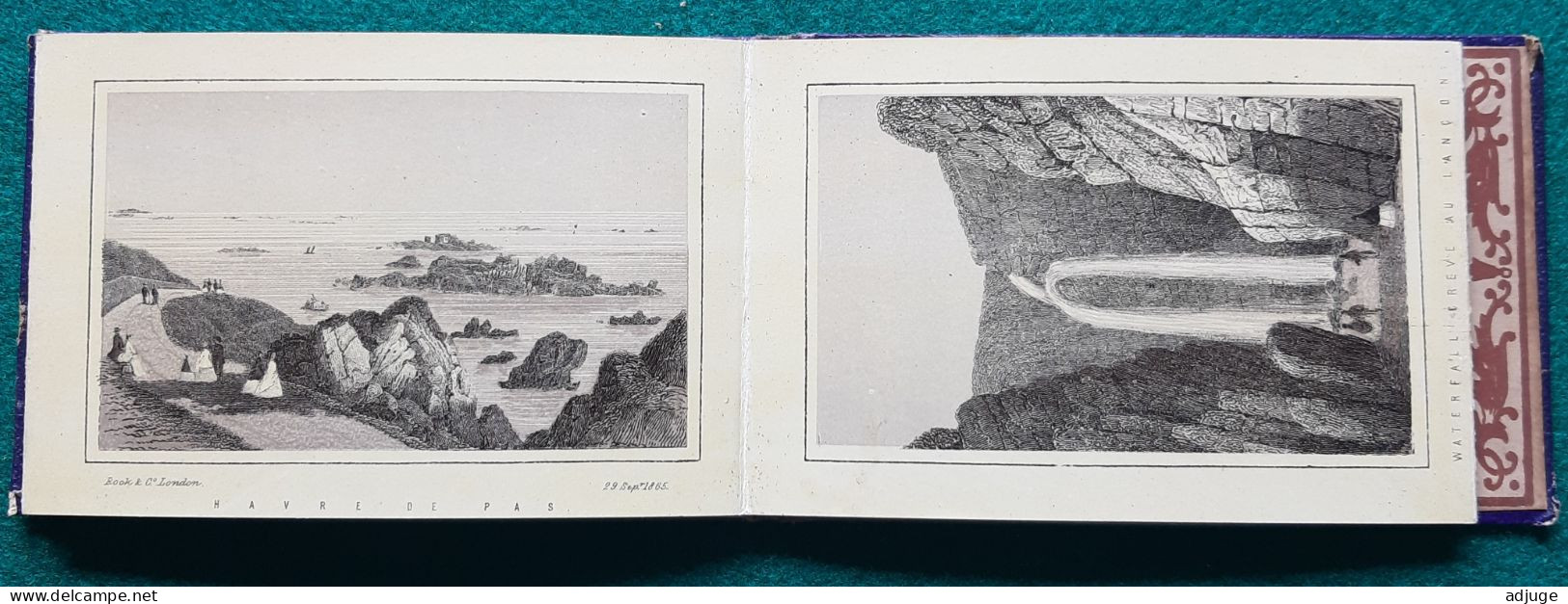 "The PRINCE'S ALBUM Of JERSEY" Carnet De 12 Gravures De 1858 à 1865* Rock Br. & Payne  TOP- Cf. Scans - Altri & Non Classificati