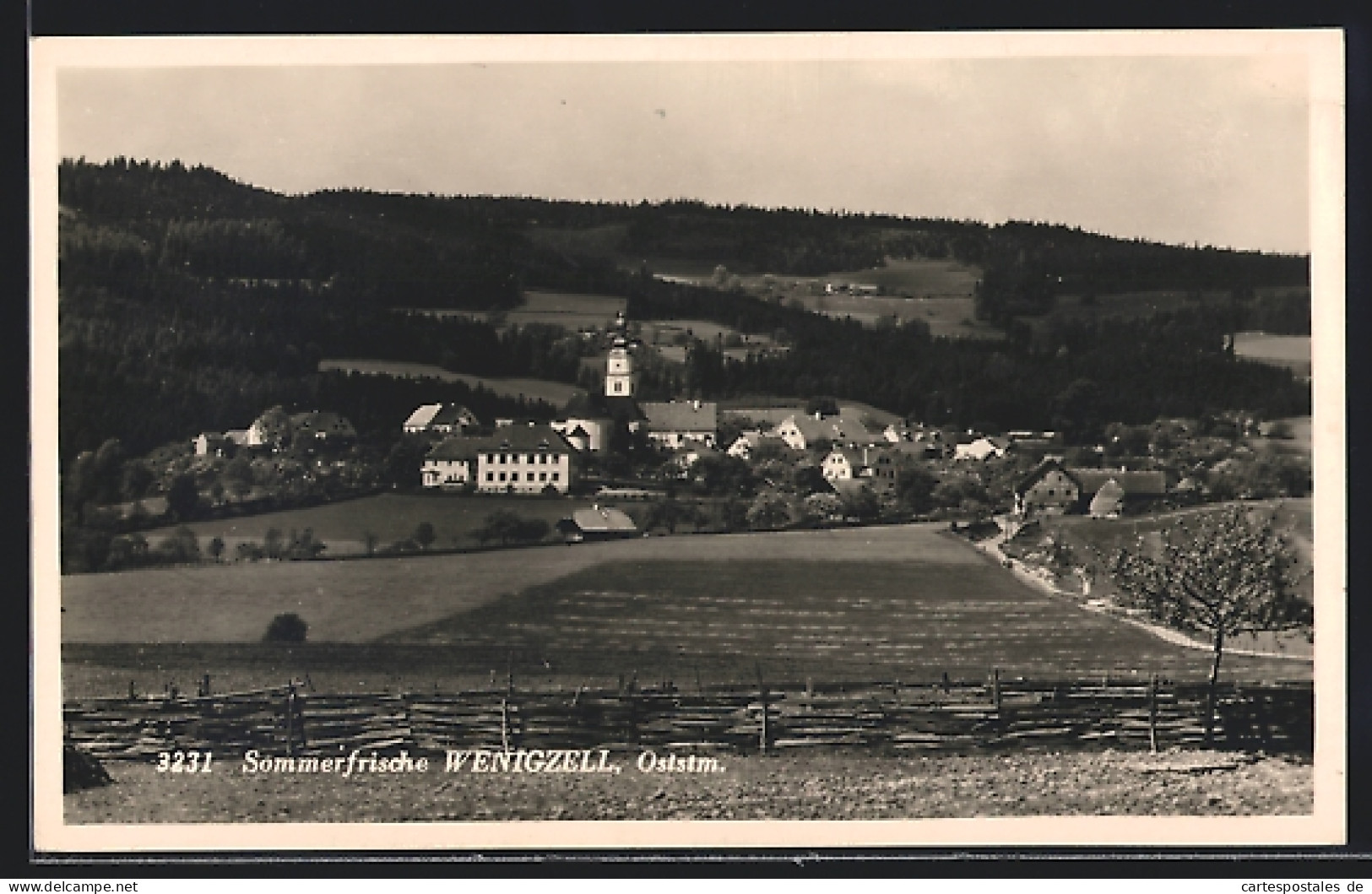 AK Wenigzell /Oststm., Ortsansicht Im Sonnenschein  - Otros & Sin Clasificación