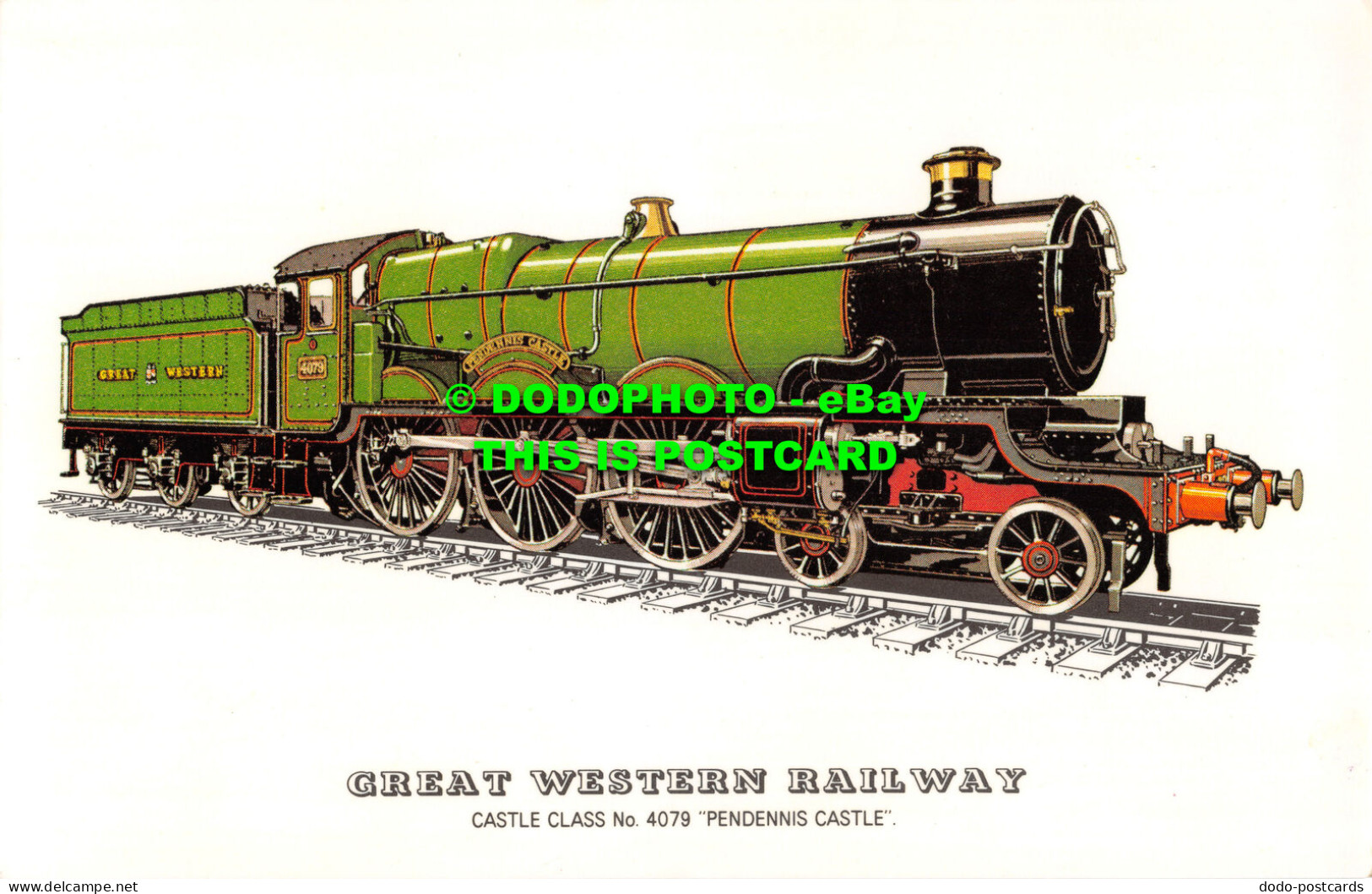 R526923 Great Western Railway. Castle Class No. 4079. Pendennis Castle. Prescott - World
