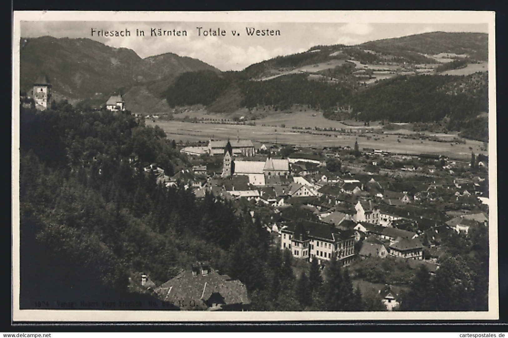 AK Friesach /Kärnten, Ortsansicht Von Westen  - Other & Unclassified