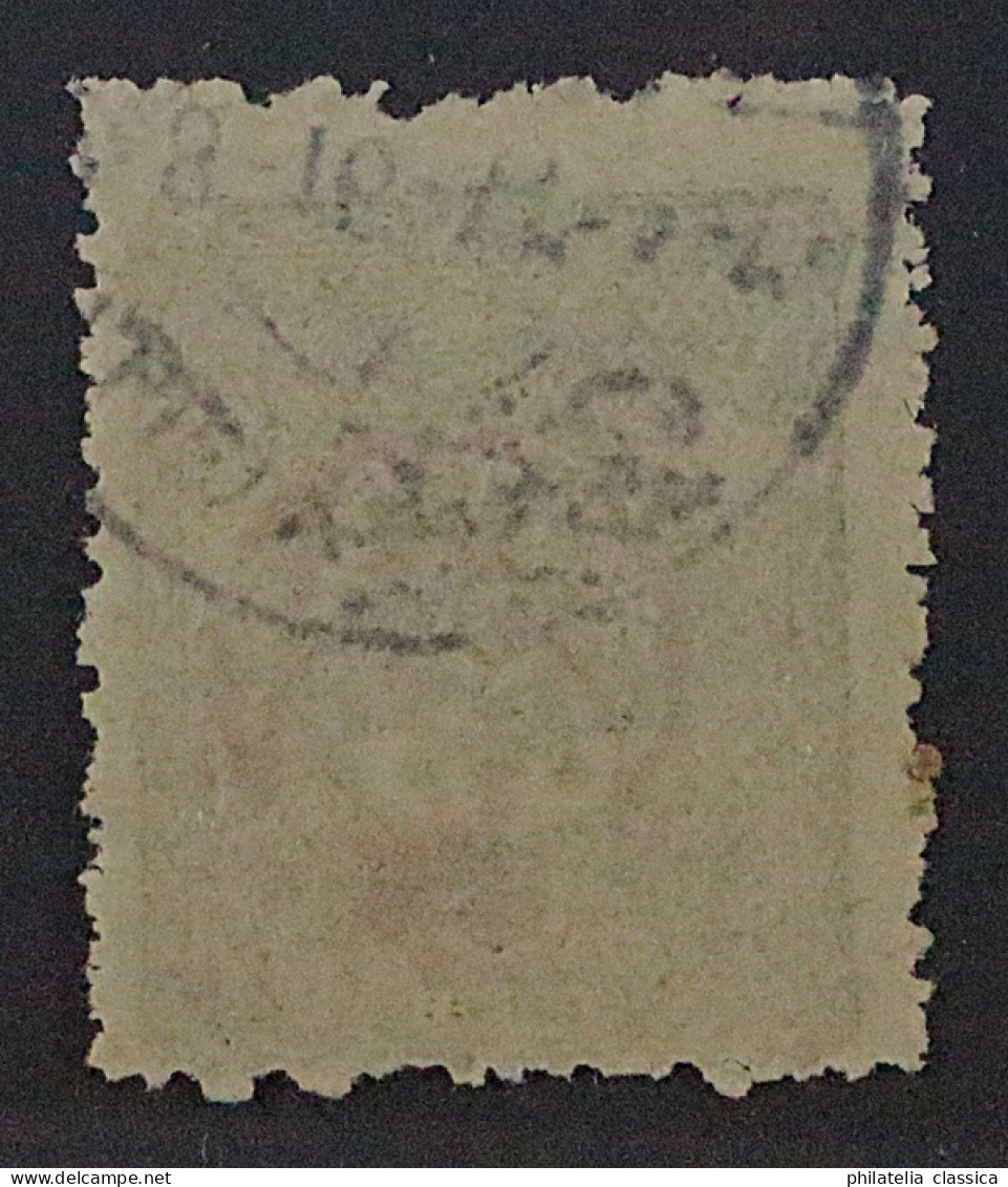 1915, TÜRKEI 264 K, KPFSTEHENDER AUFDRUCK 2 Pia. Stern Sechsstrahlig MATBUA - Used Stamps