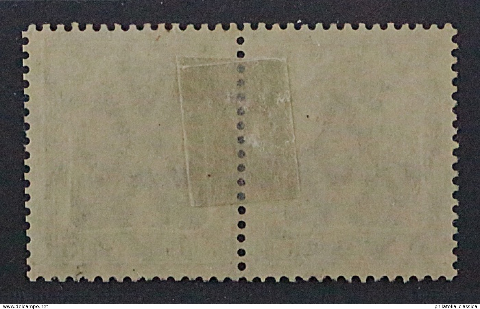 1917, Dt.Reich Zusammendruck W 9 Aa ** Germania 15 + 5 Pfg. Mit Falz, KW 200,-€ - Booklets & Se-tenant