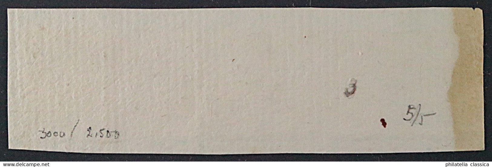 Lombardei  3 (4) + 5 Y Briefstück Mit 4 X 15 Cmi. Und 45 Cmi. Maschinenpapier - Lombardo-Venetien
