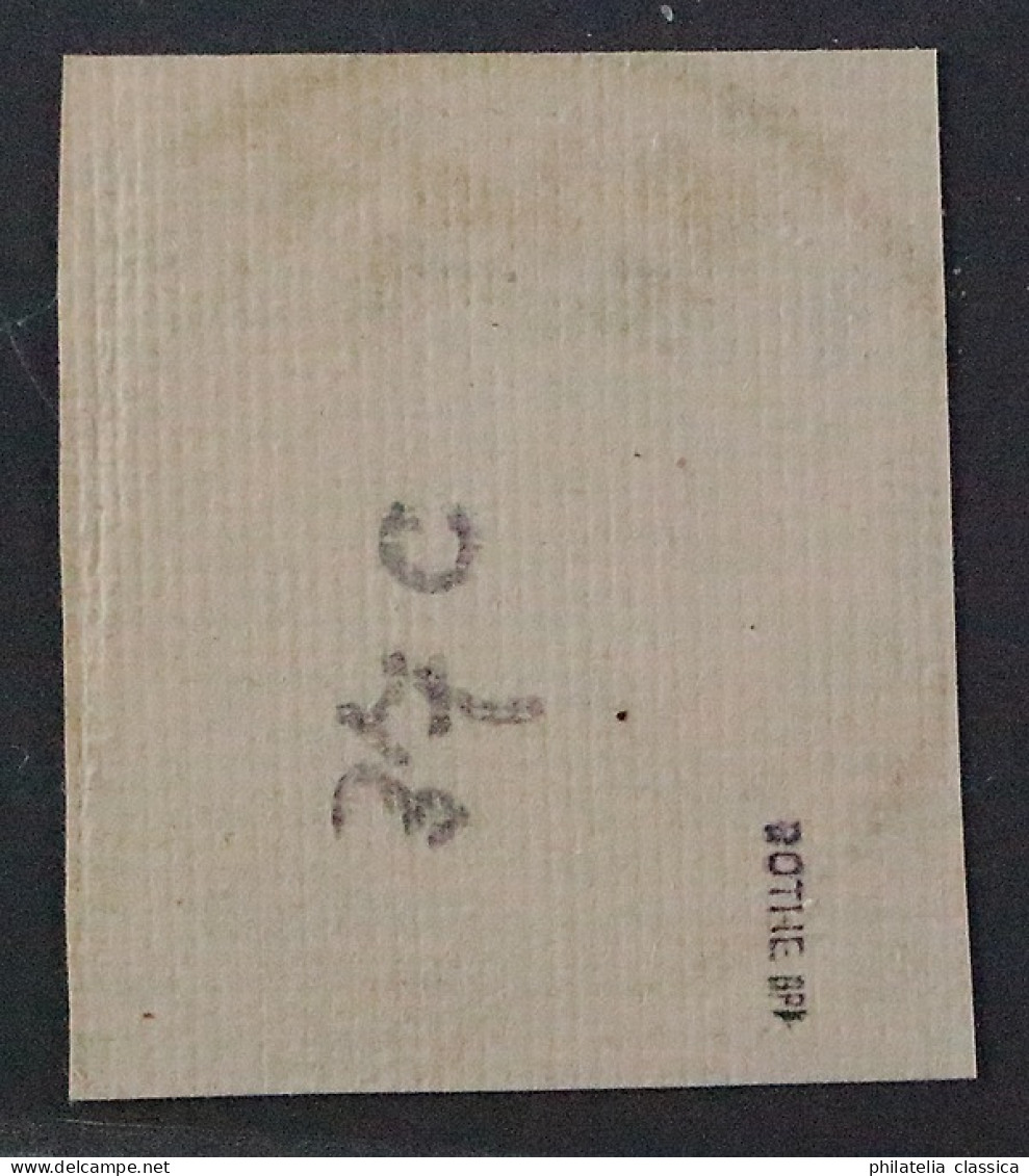 Dt.Post CHINA VORLÄUFER V 37 C, 2 Mk. Mittelrosalila, Briefstück, Geprüft 700,-€ - China (offices)