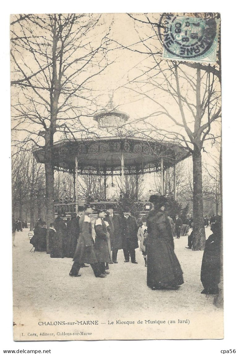 CHÂLONS Sur Marne - Le KIOSQUE De Musique -  VENTE DIRECTE X - Châlons-sur-Marne