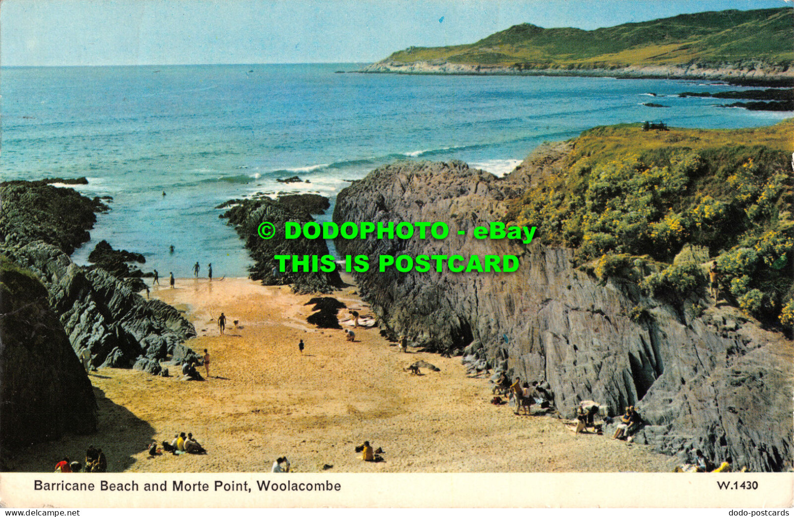 R527493 Woolacombe. Barricane Beach And Morte Point. E. T. W. Dennis. 1967 - World