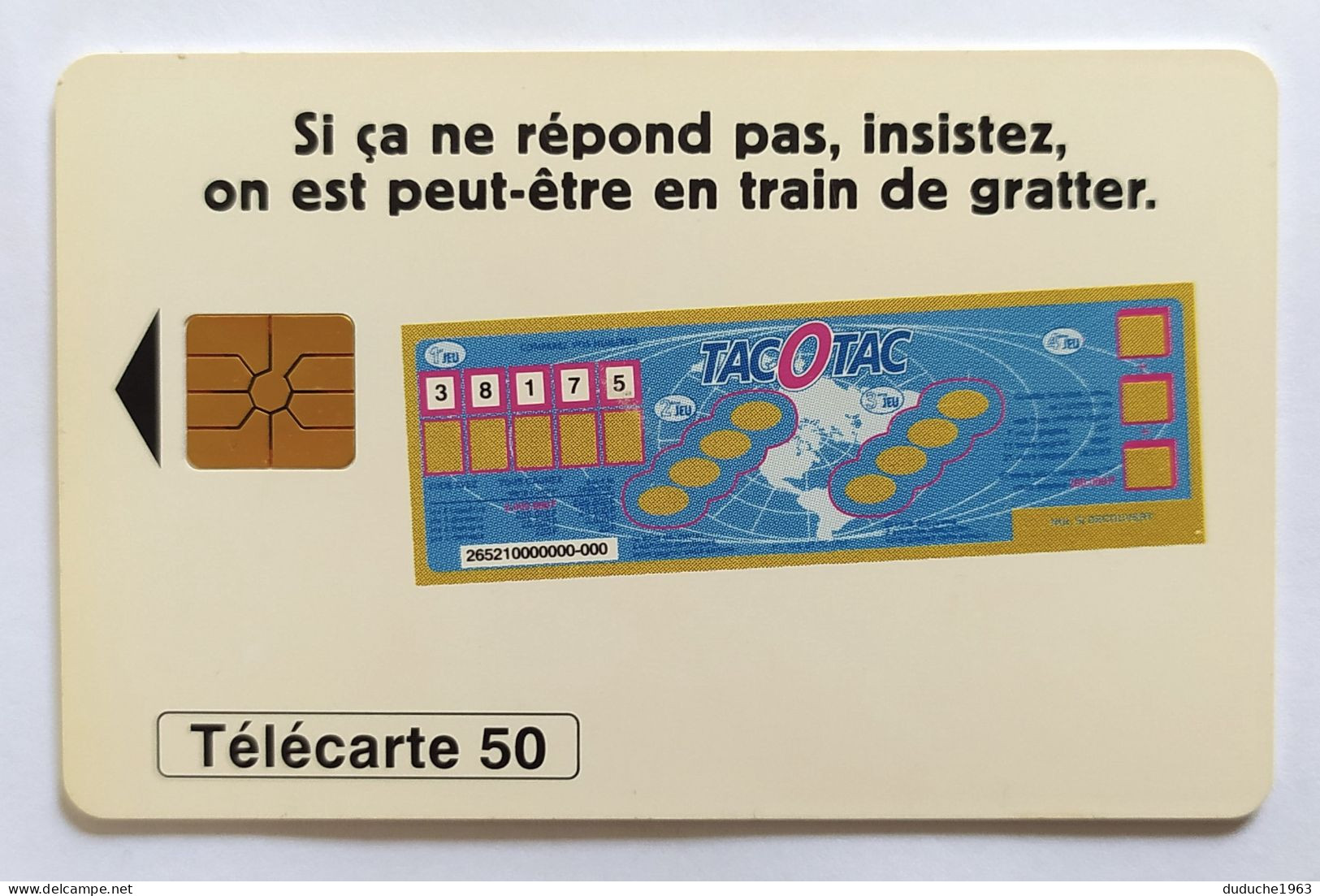 Télécarte France - Française Des Jeux - Tac Au Tac - Non Classificati