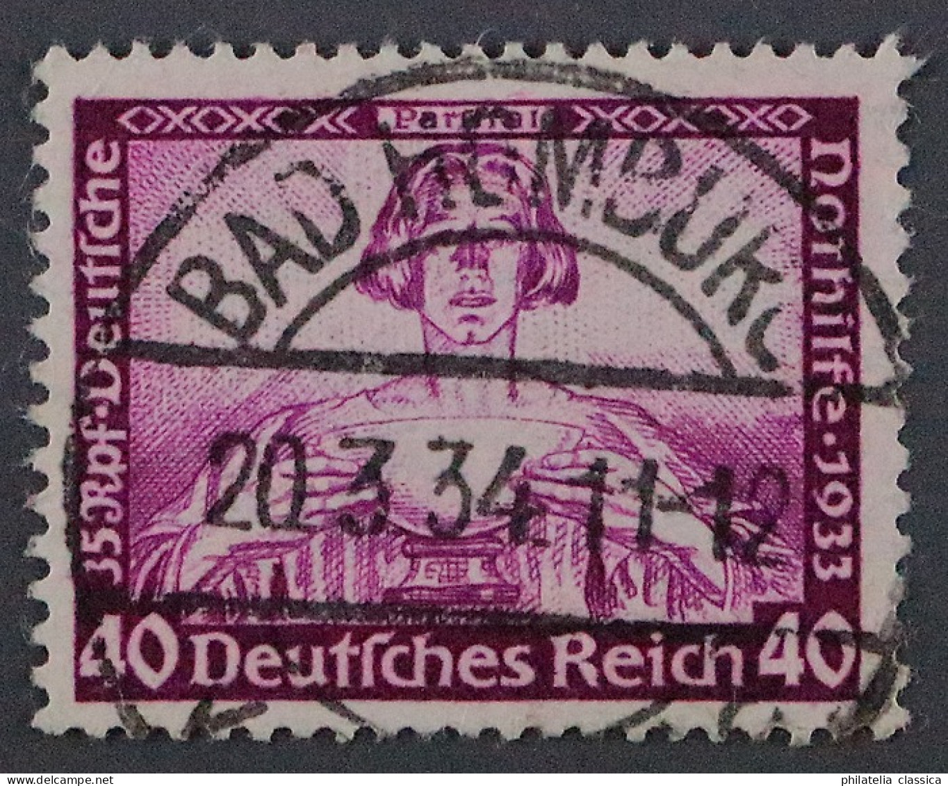 Dt. Reich  499-507 A,  Wagner Komplett A-Zähnung, Sauber Gestempelt, KW 500,- € - Gebruikt