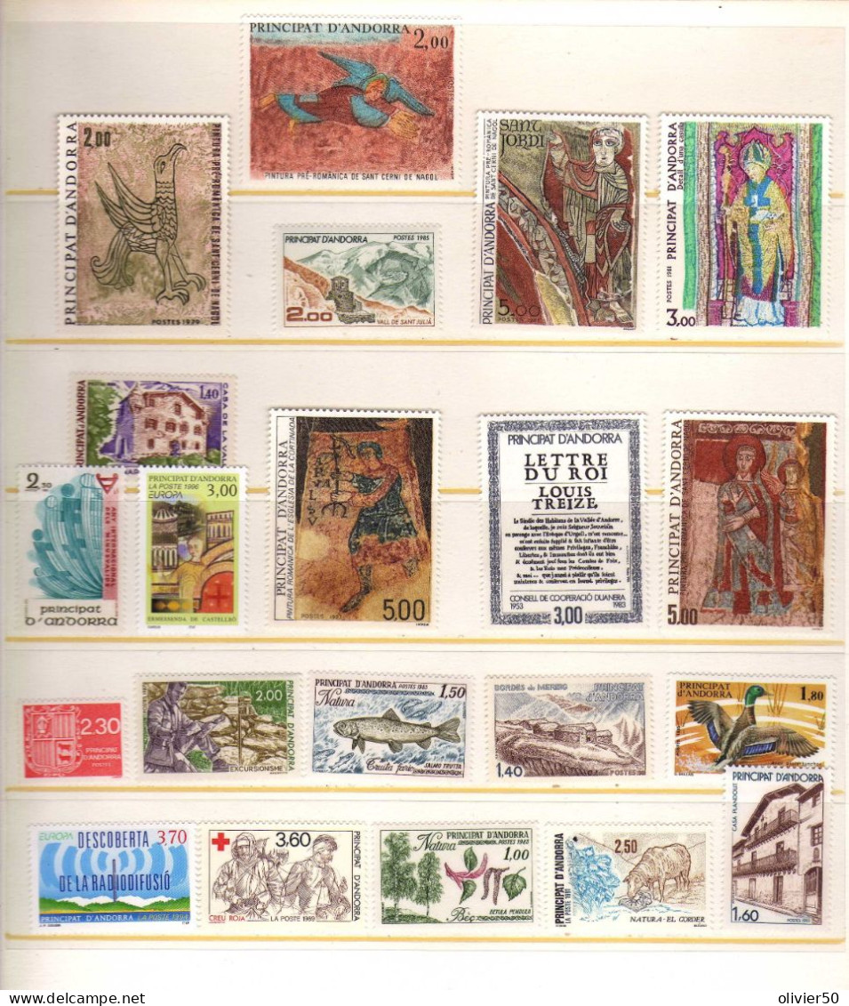 Andorre Francaise - Art - Sites - Faune - Neufs** - MNH  - - Nuovi