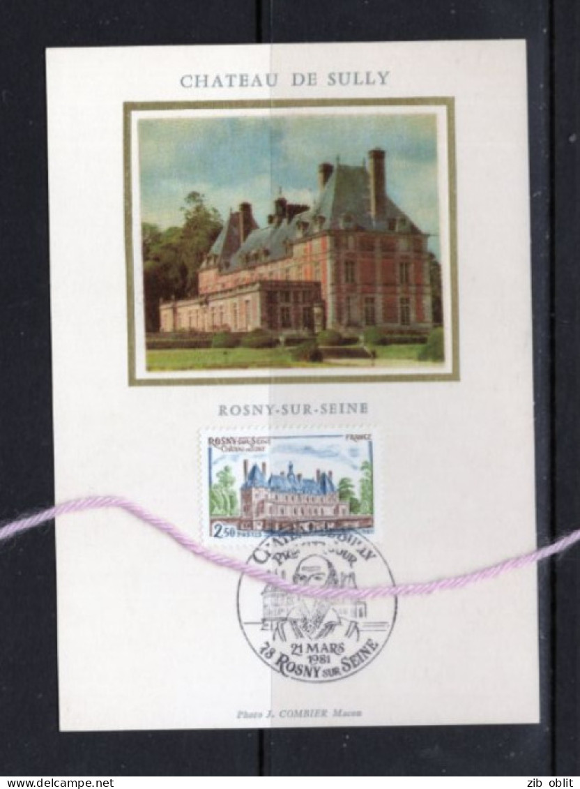 (alm)  CARTE MAXIMUM  FRANCE 78 YVELINNES CHATEAU SULLY ROSNY SUR SEINE - Rosny Sur Seine