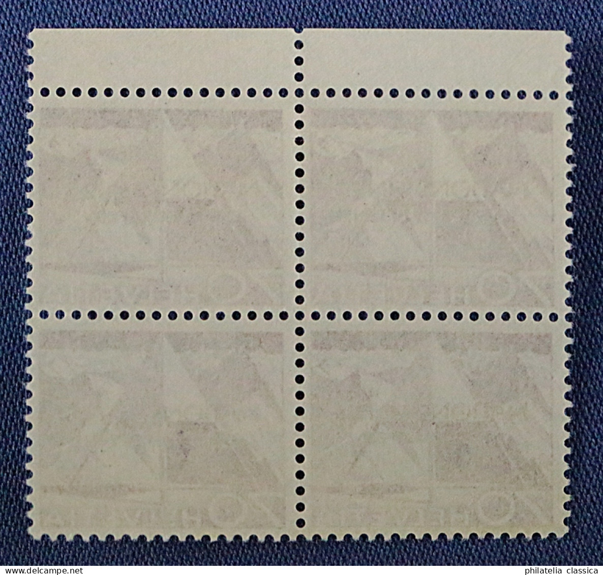 SCHWEIZ ONU 1-11 I, ** In VIERERBLOCKS Mit PLATTENFEHLER, Selten KW 1135,- € - Dienstzegels