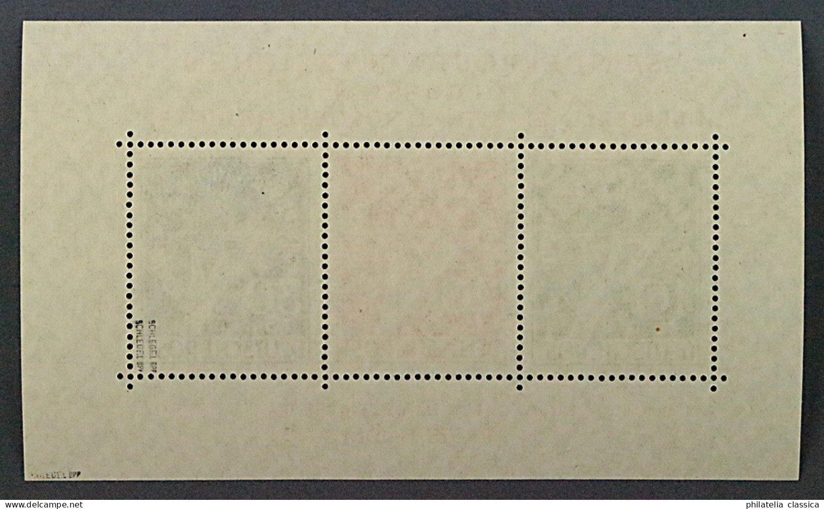 BERLIN  Bl. 1 II ** Währungs-Block, 2 PLATTENFEHLER, Fotoattest BPP, KW 2500,- € - Unused Stamps