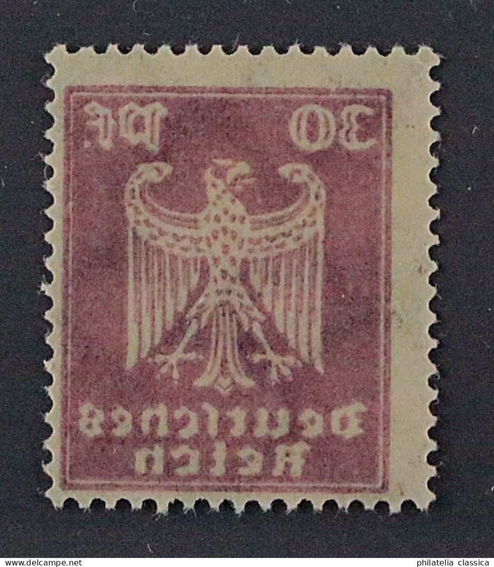 Dt. Reich  359 F **  Adler 30 Pfg. Markenbild Rückseitig, Postfrisch, SELTEN - Unused Stamps