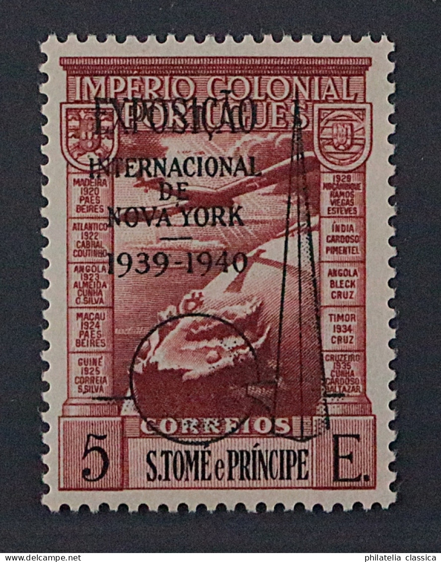 St. Thomas 351 **  1939, Flugpost Weltausstellung NEW YORK, Postfrisch, SELTEN - Sao Tomé Y Príncipe